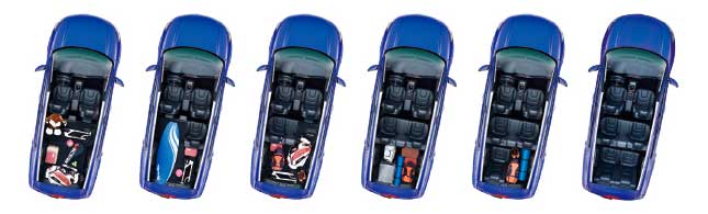 disposición interior de DongFeng 580